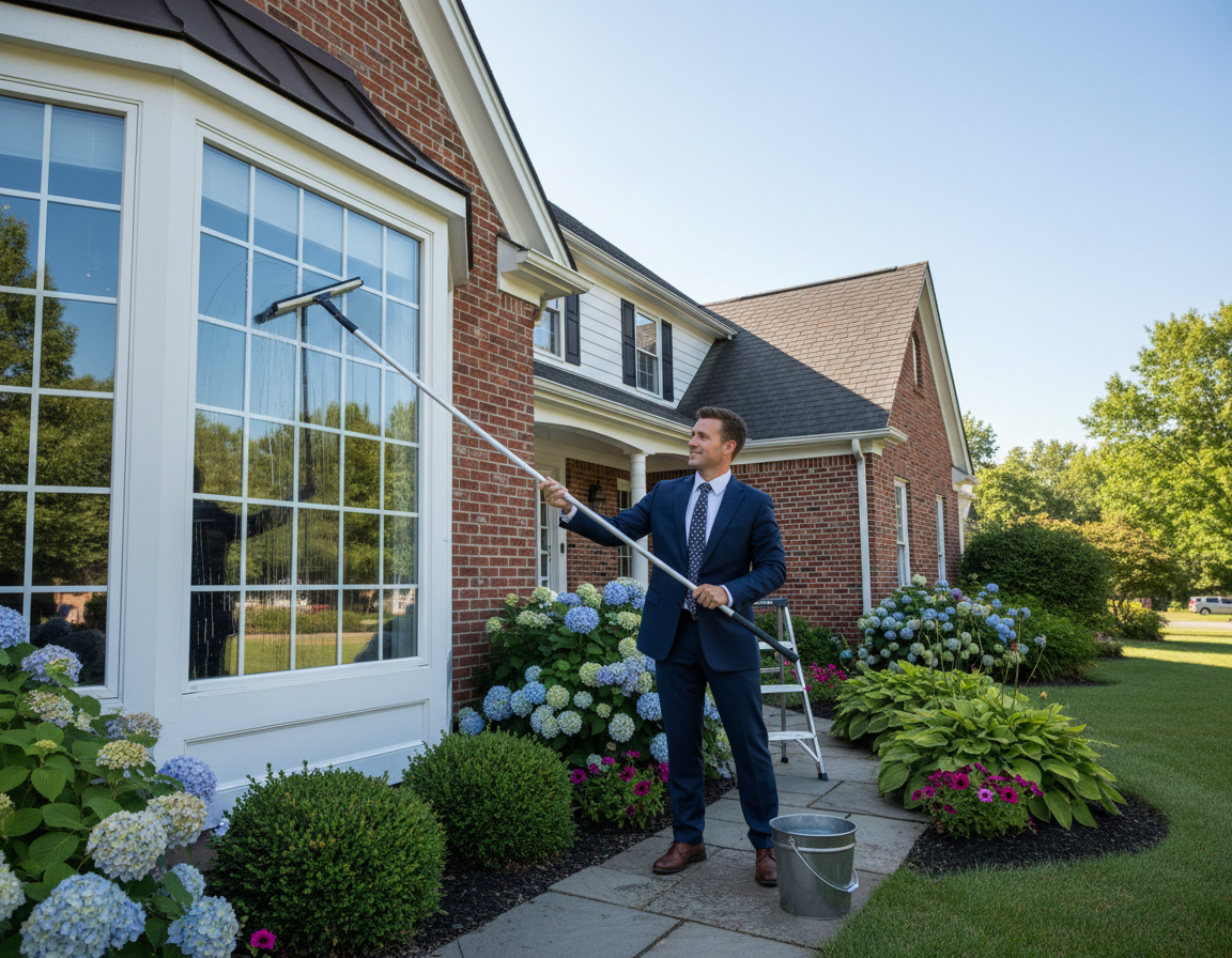Crystal-Clear Window Cleaning In Westerville OH
