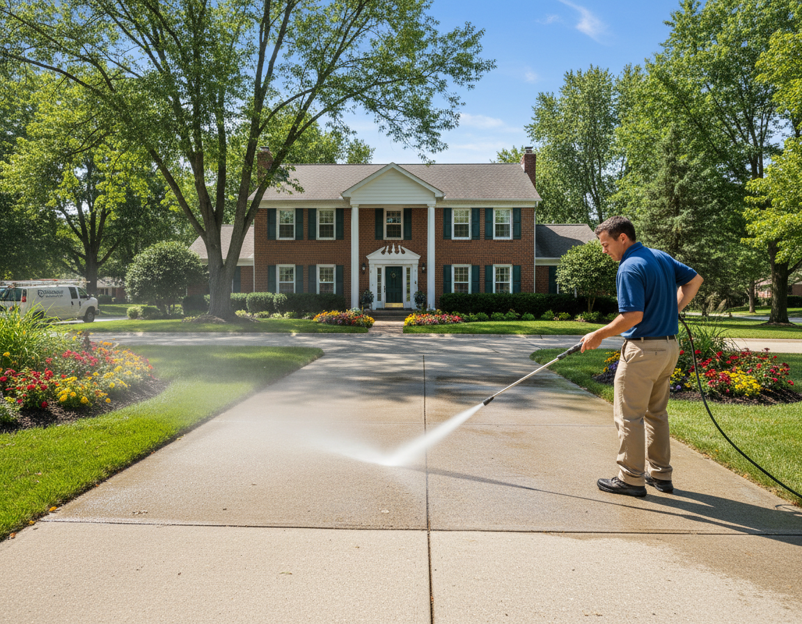 Pressure Washing In Lewis Center